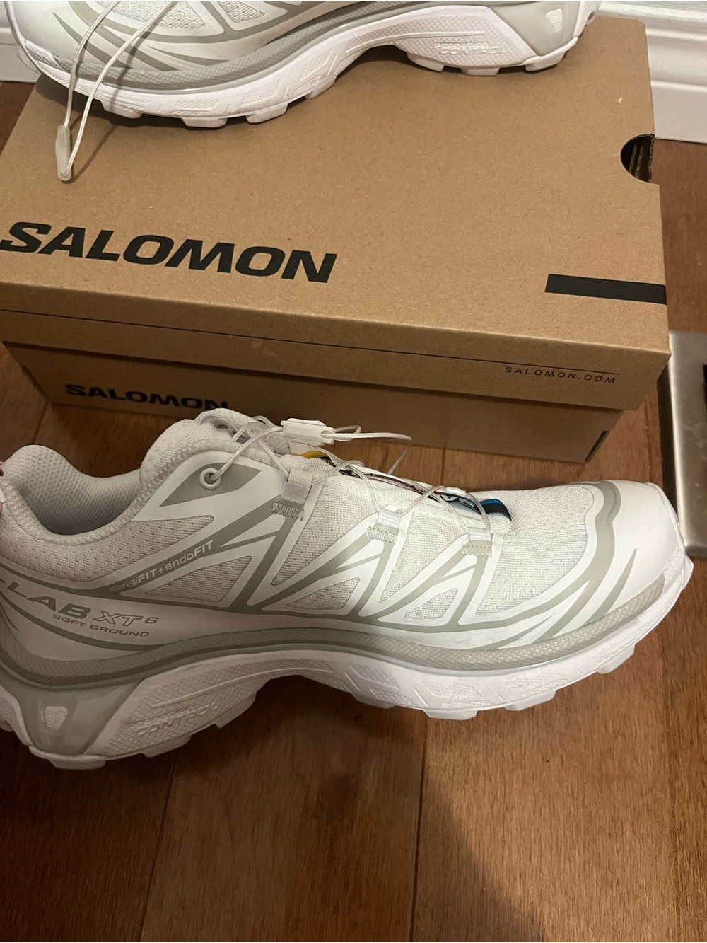 SALOMON XT-6 SNEAKERS IN WHITE - Picture 4 of 6